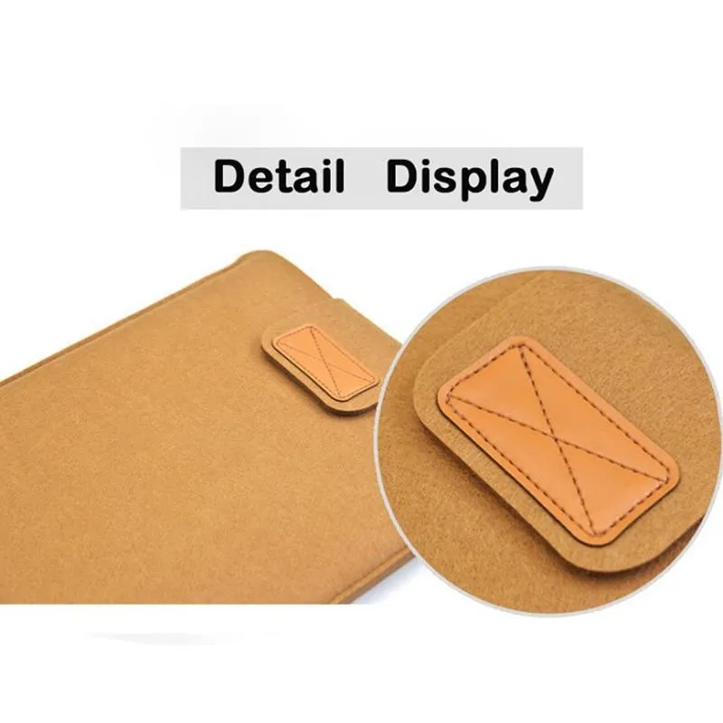 7.9-10'' Sleeve Bag Case Universal Wool Felt Fabric Tablet Cover for ipad 2018 air 1 mini huawei Samsung 10.1 MIpad 4 Pouch Capa