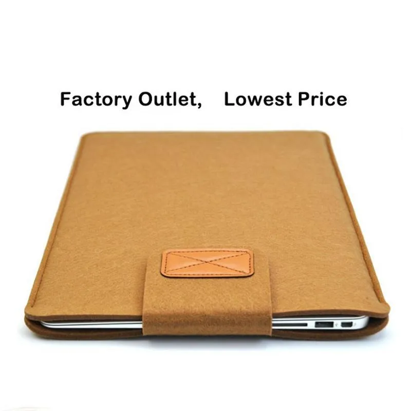 7.9-10'' Sleeve Bag Case Universal Wool Felt Fabric Tablet Cover for ipad 2018 air 1 mini huawei Samsung 10.1 MIpad 4 Pouch Capa