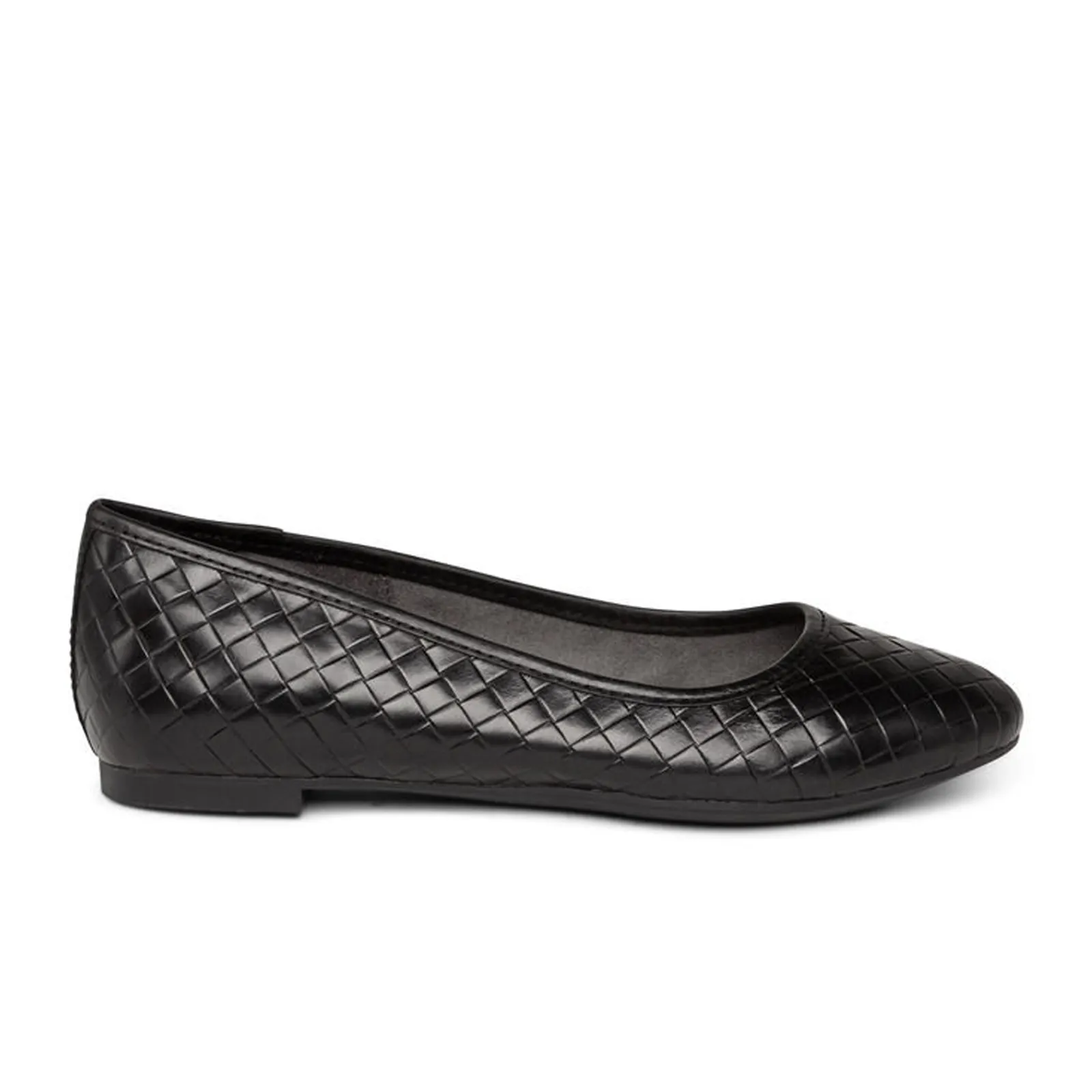 Aetrex Lyla Ballet Flat (Women) - Black