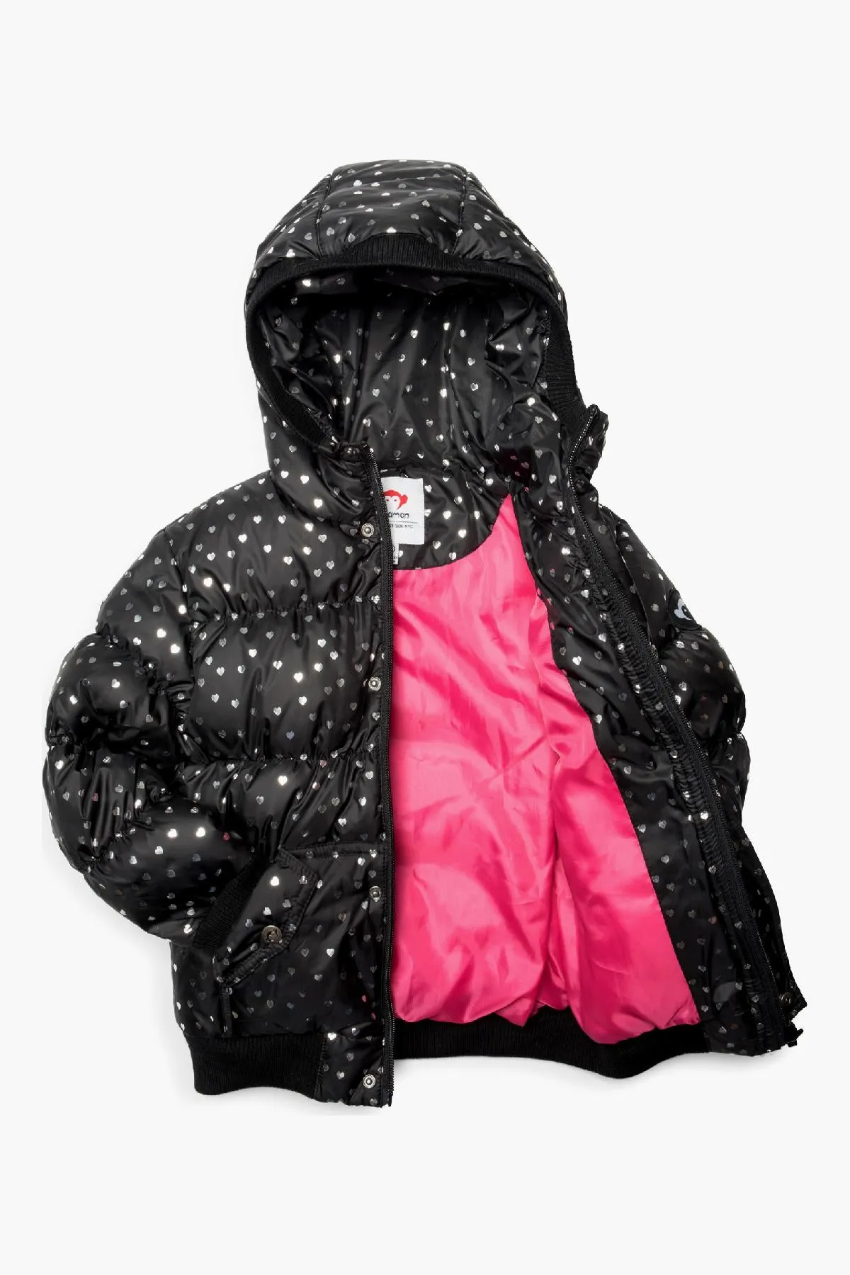 Appaman Hearts Puffy Girls Coat (Size 12 left)