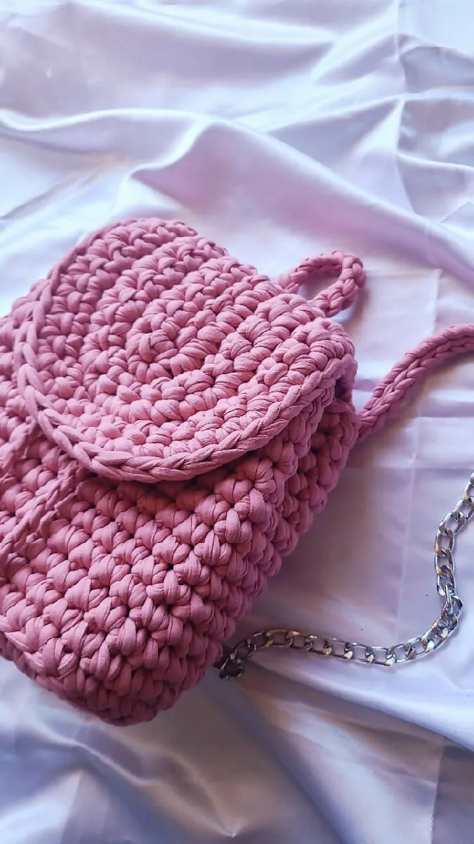 ِAura Crochet Handmade Back Bag 22/24 cm