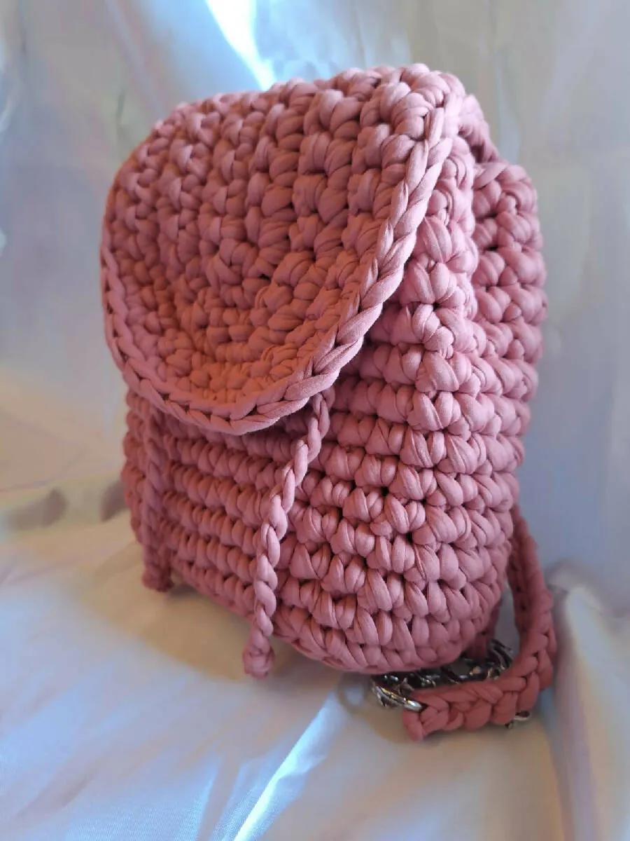 ِAura Crochet Handmade Back Bag 22/24 cm