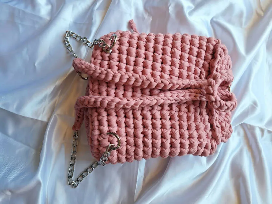 ِAura Crochet Handmade Back Bag 22/24 cm