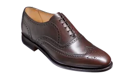 Barker Malton Full Wing Brogue Shoe- Expresso Calf