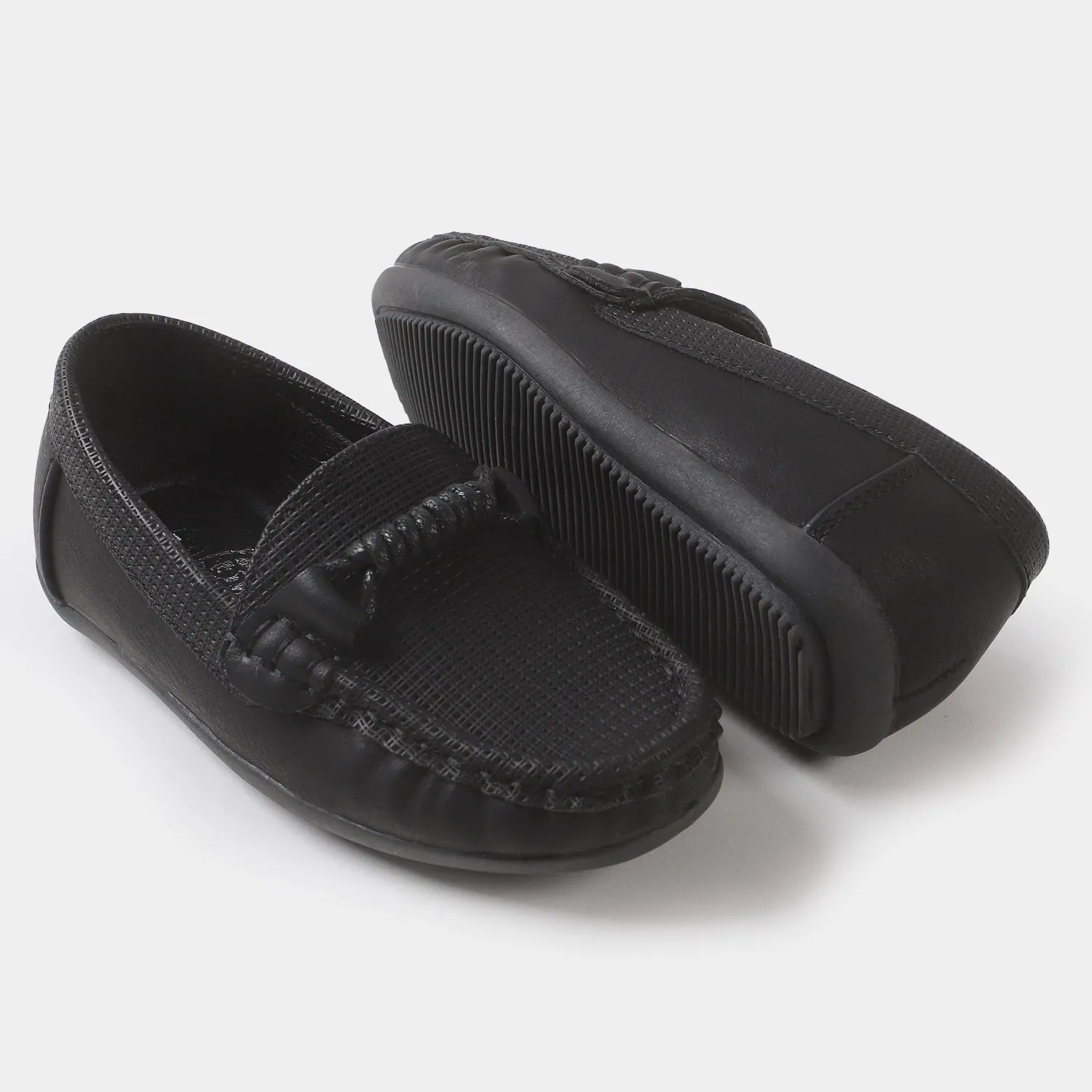 Boys loafers 202109-10 - BLACK