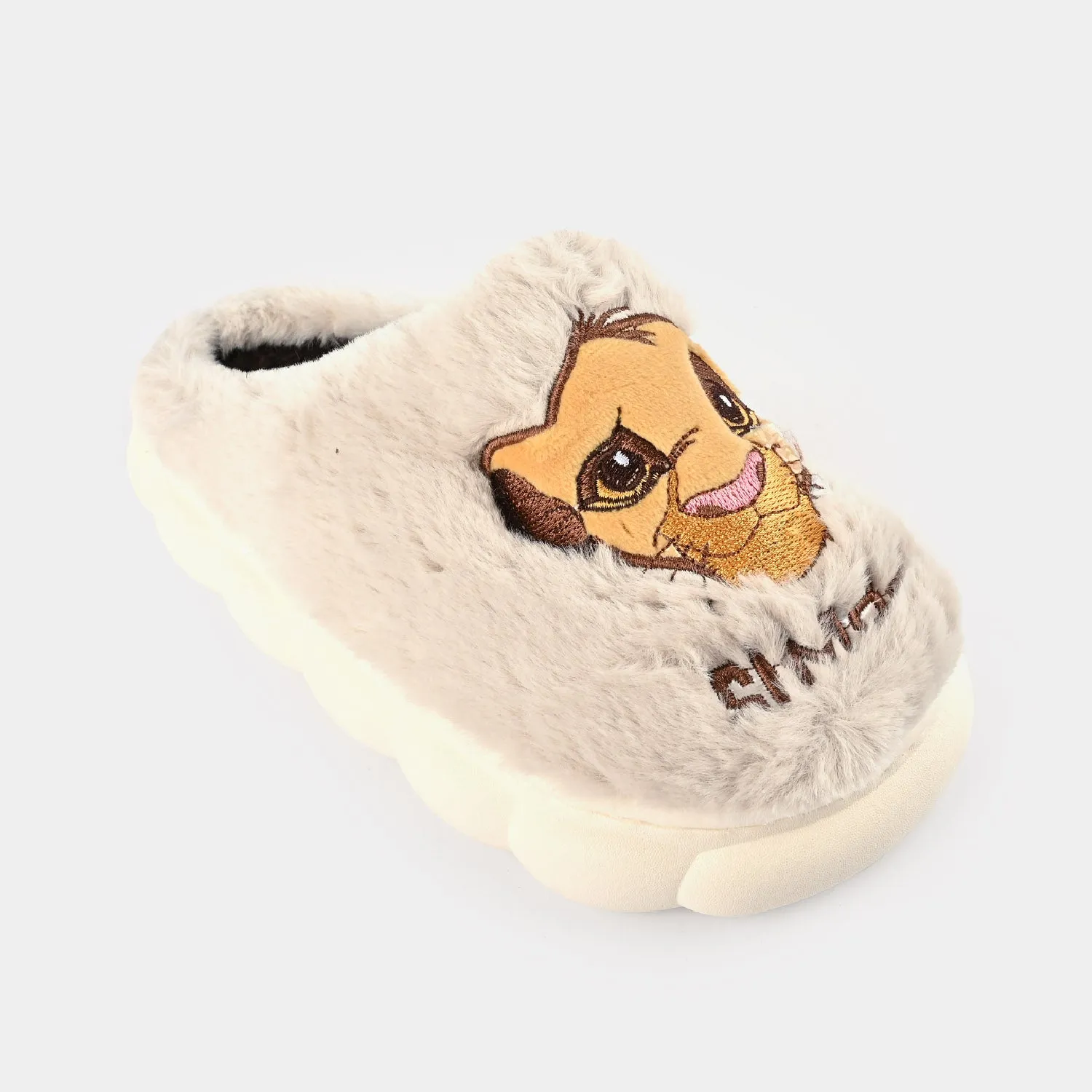 Boys Slipper Fur F4295-BEIGE