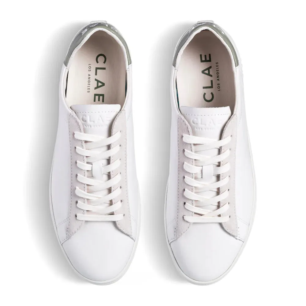 CLAE BRADLEY WHITE LEATHER TEA