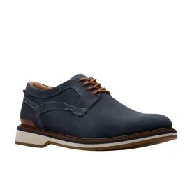 Clarks Men's Monahan Plain Navy Leather