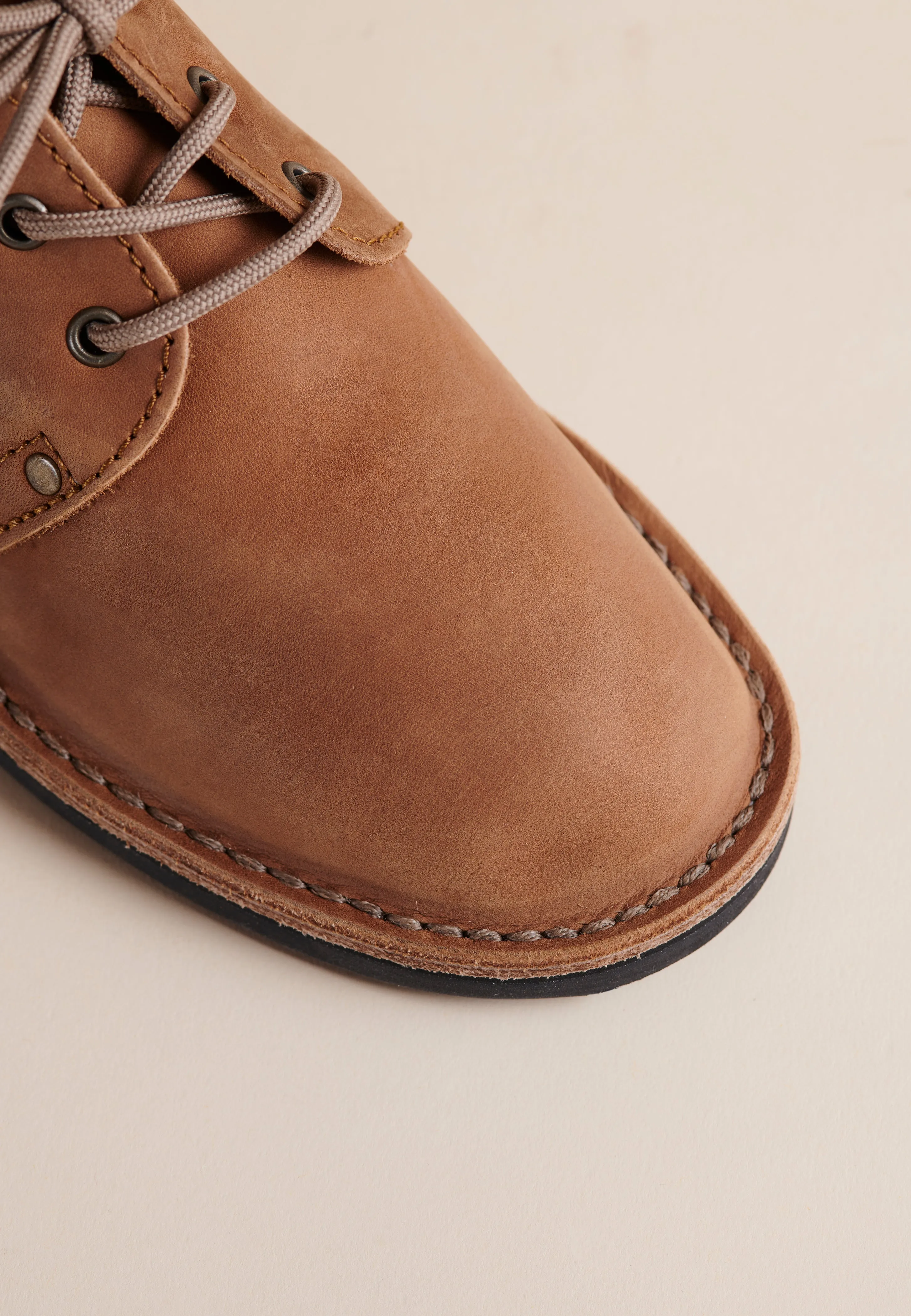 Dunes Tan Leather Vellies