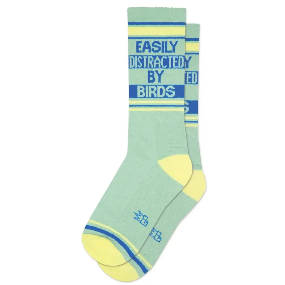 Easily Distracted by Birds Unisex Socks