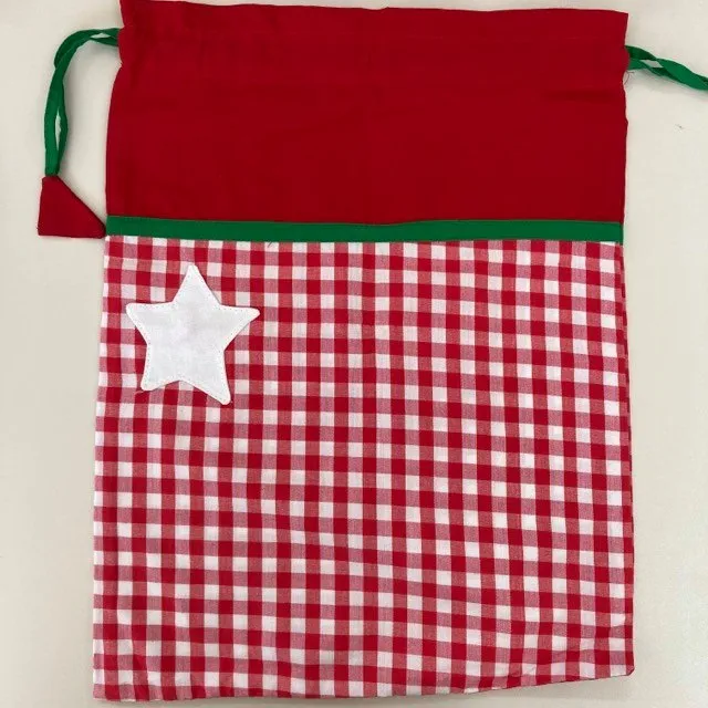 Fair Trade Ethical Cotton Christmas Bags Medium