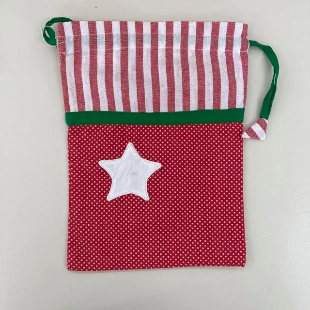 Fair Trade Ethical Cotton Christmas Bags Medium