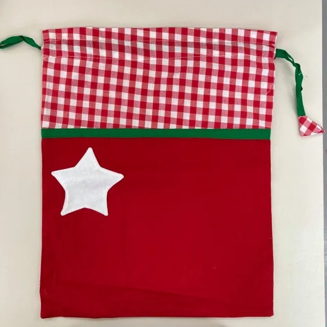 Fair Trade Ethical Cotton Christmas Bags Medium