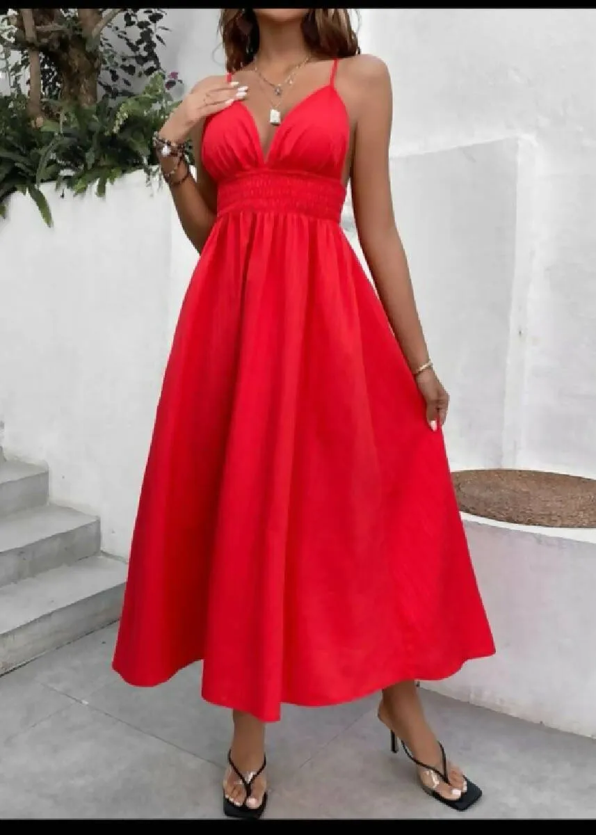 Fashion Beauty Style 7 Red Summer Long Dress For women