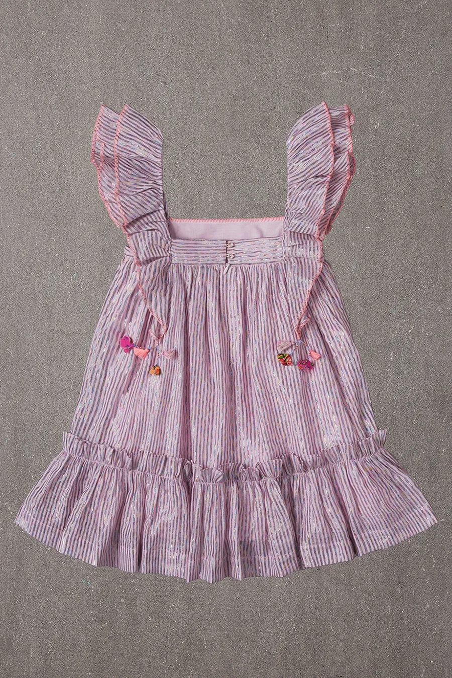 Girls Dress Nellystella Robin Ballet Stripes