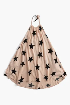 Girls Dress Nununu Star Collar Pale Pink