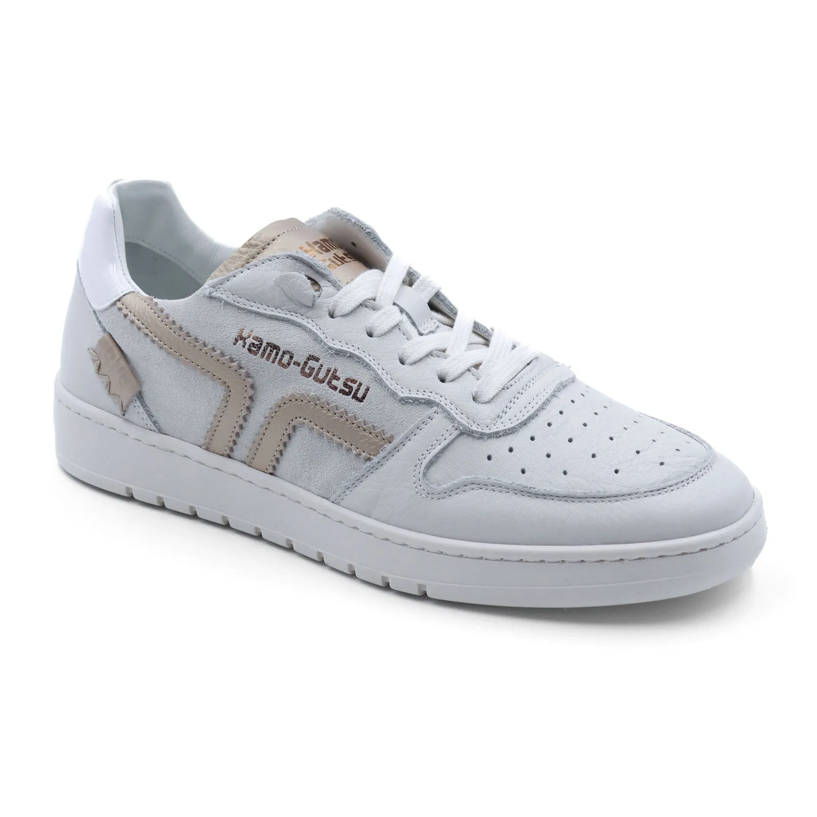 Kamo-Gutsu CAMPA 010 Sneaker (Women) - White/Gold