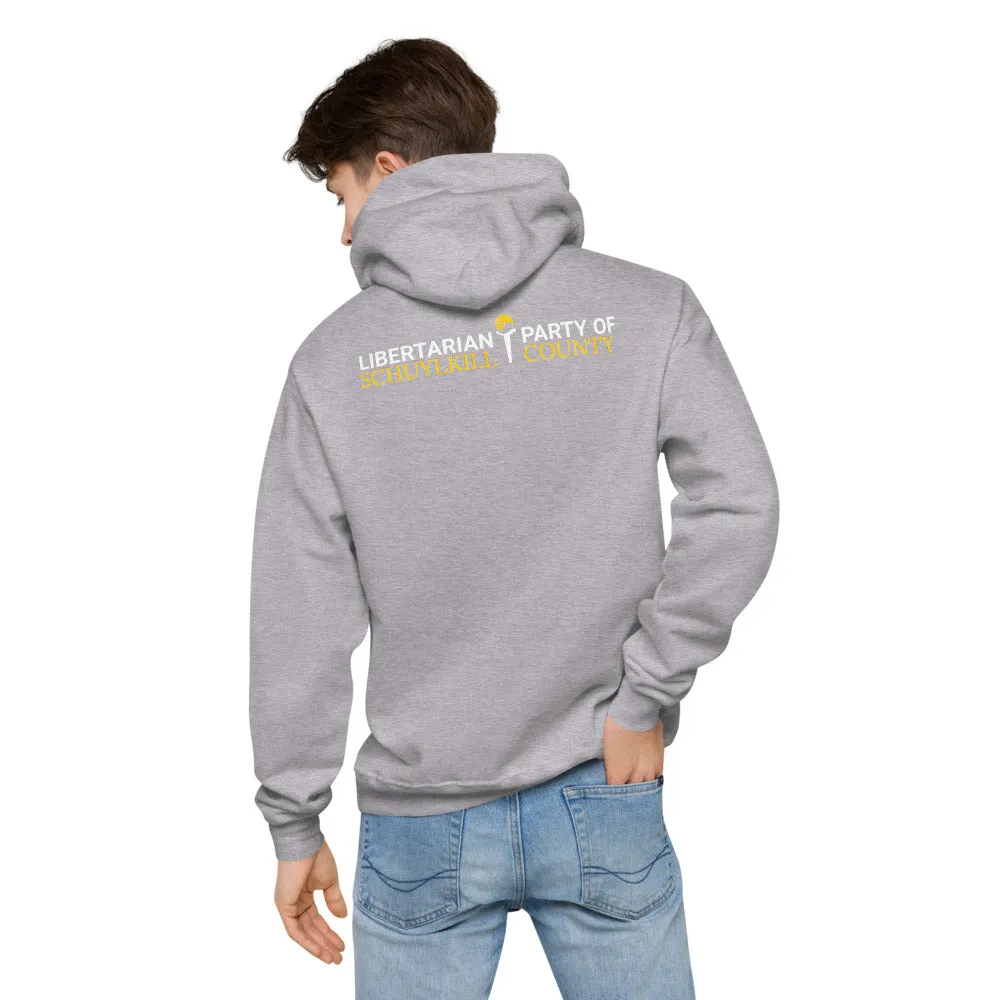 LP Porcupine - Schuylkill County, Pennsylvania Unisex fleece hoodie