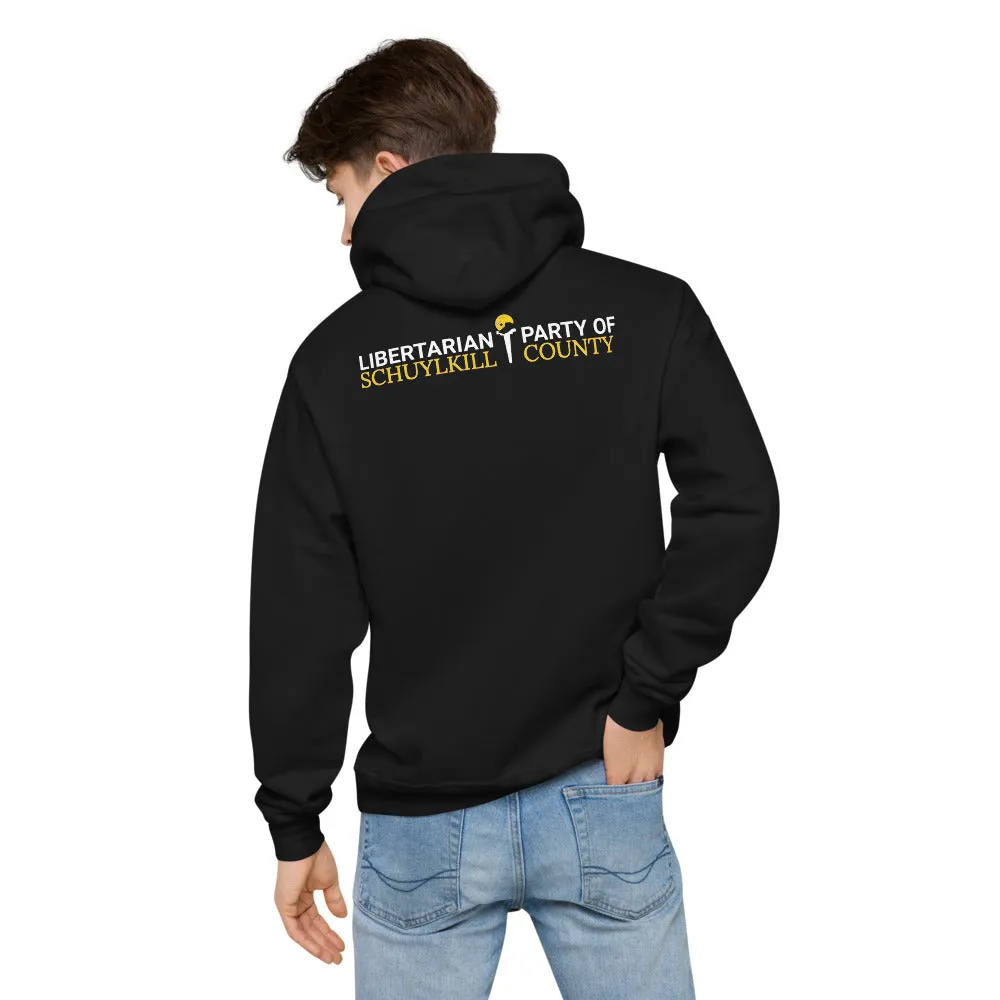 LP Porcupine - Schuylkill County, Pennsylvania Unisex fleece hoodie