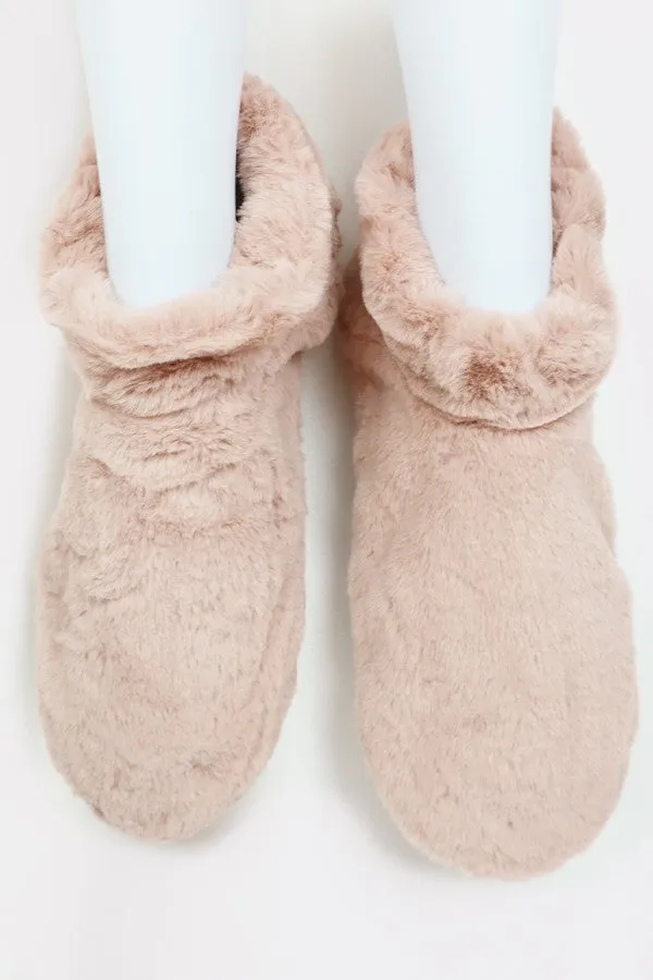 Meya Plush Bootie Slippers- ASSORTED!