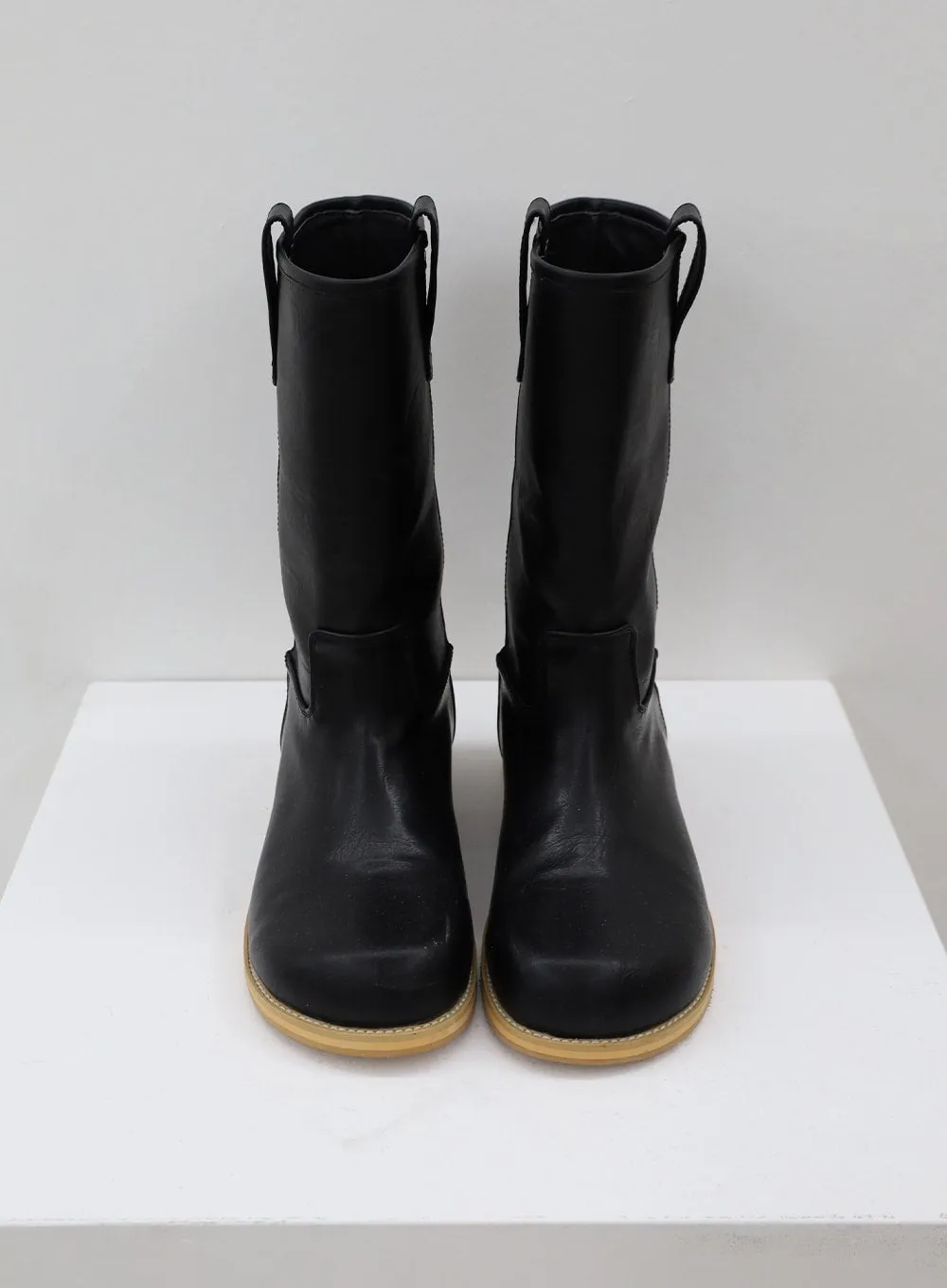 Mid-Calf Round Boots CJ15