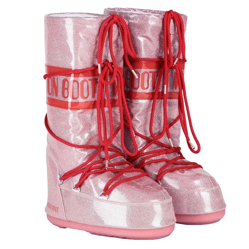 Moon Boot Mb Icon Glitter, pink