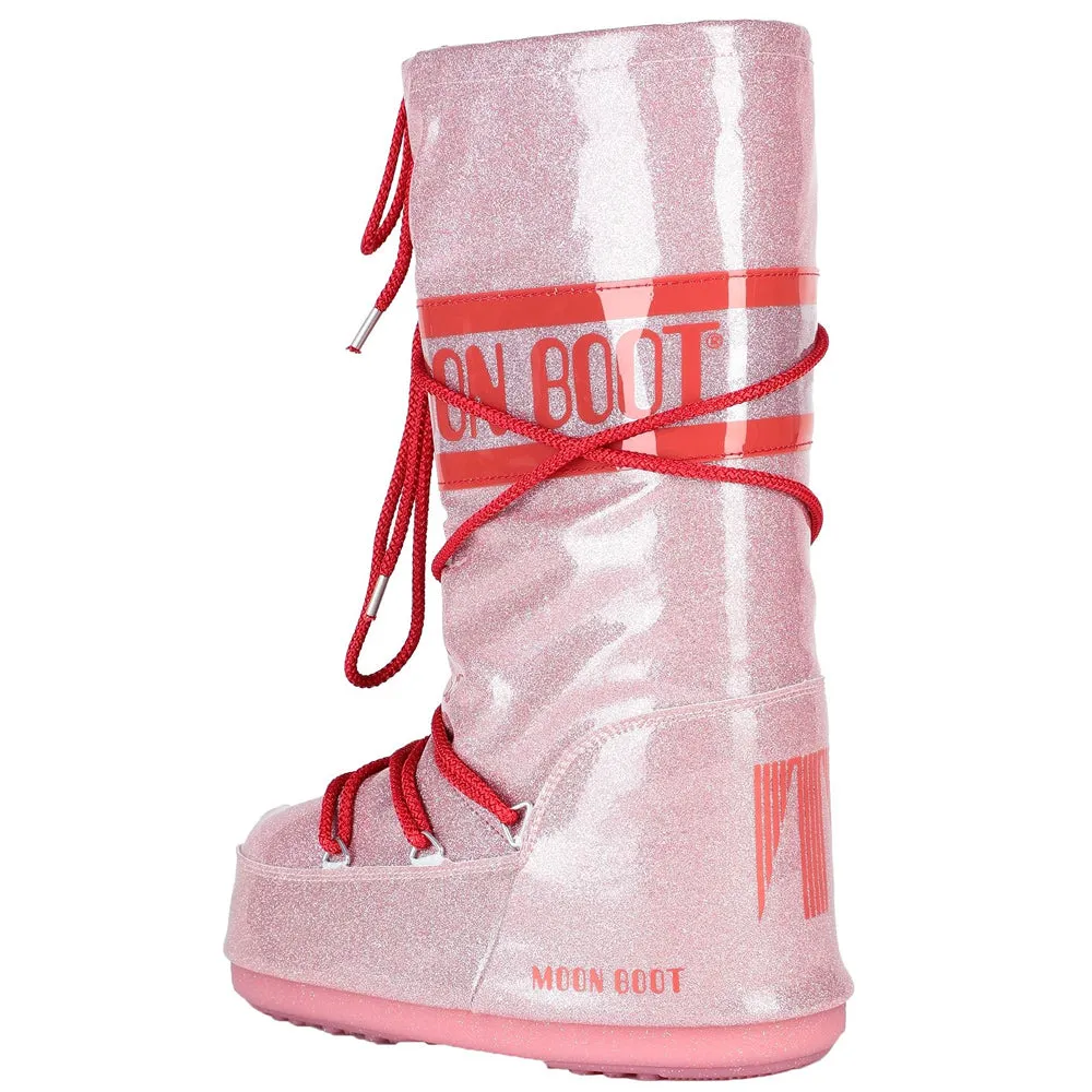 Moon Boot Mb Icon Glitter, pink