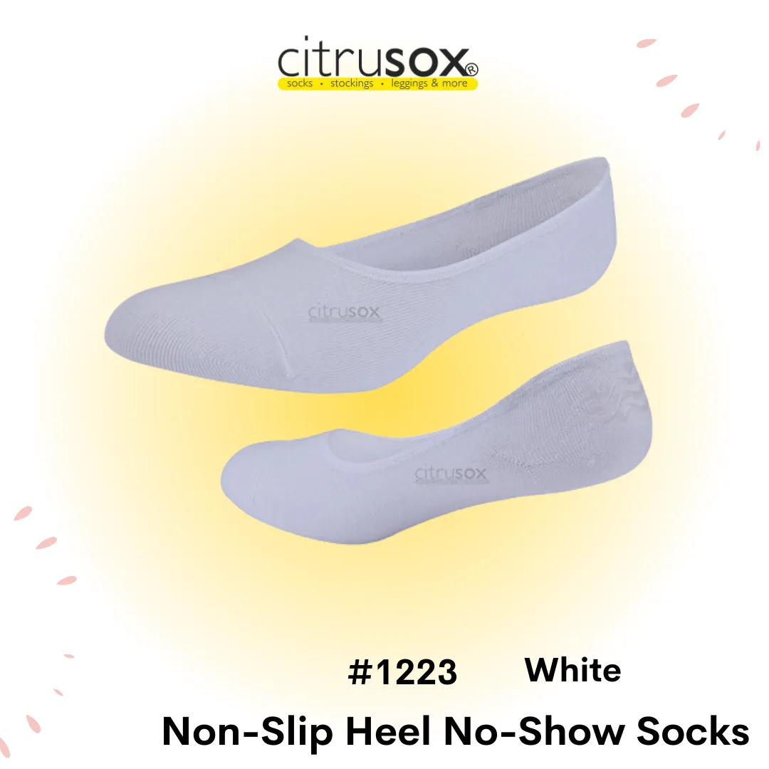 Nonslip Heel No-Show Socks