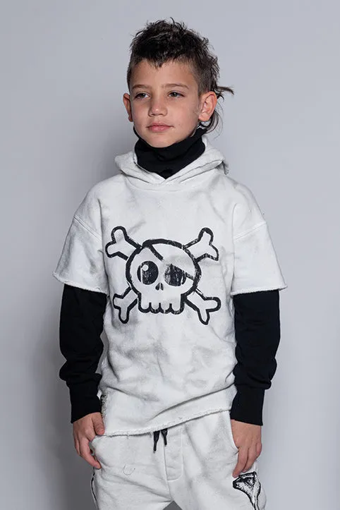 Nununu Skull Twofer Ninja Boys Hoodie