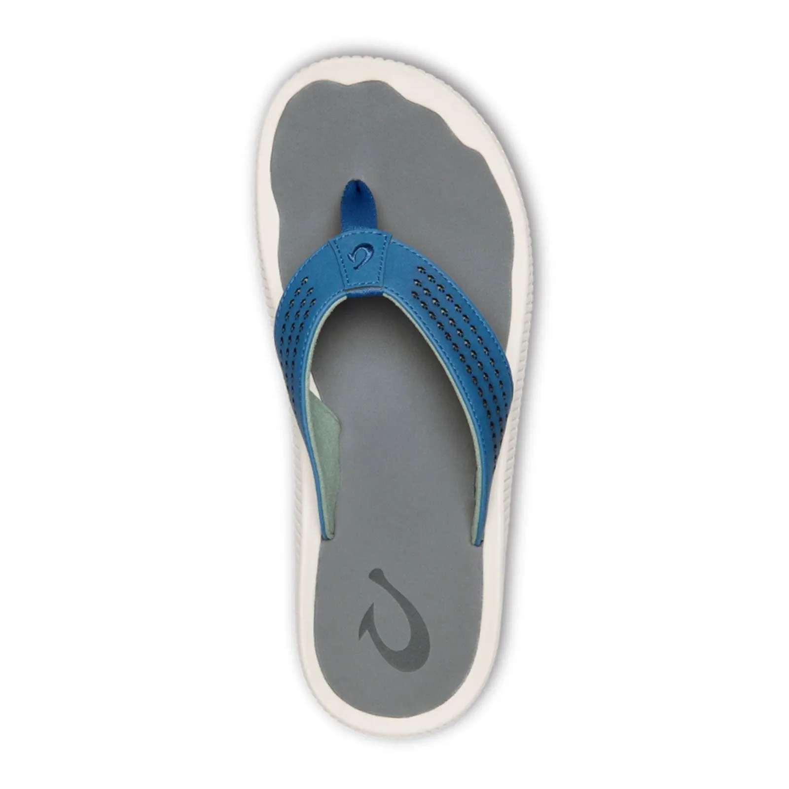 OluKai Ulele Sandal (Men) - Slate Blue/Charcoal