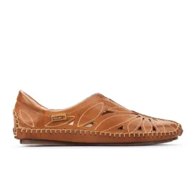 Pikolinos Womens Jerez 578-7399 Leather Slip-On Shoes in Brandy Color