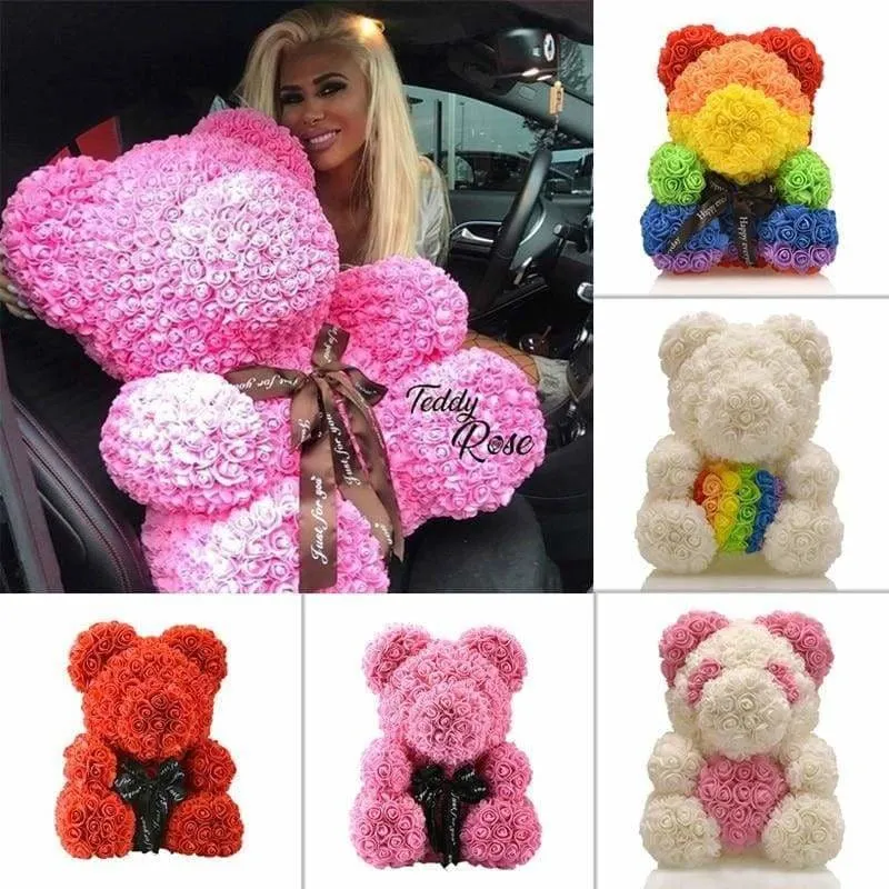 Rose Teddy Bear Just For You