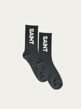 SA1NT Bamboo Crew Socks - 1 Pack - Black