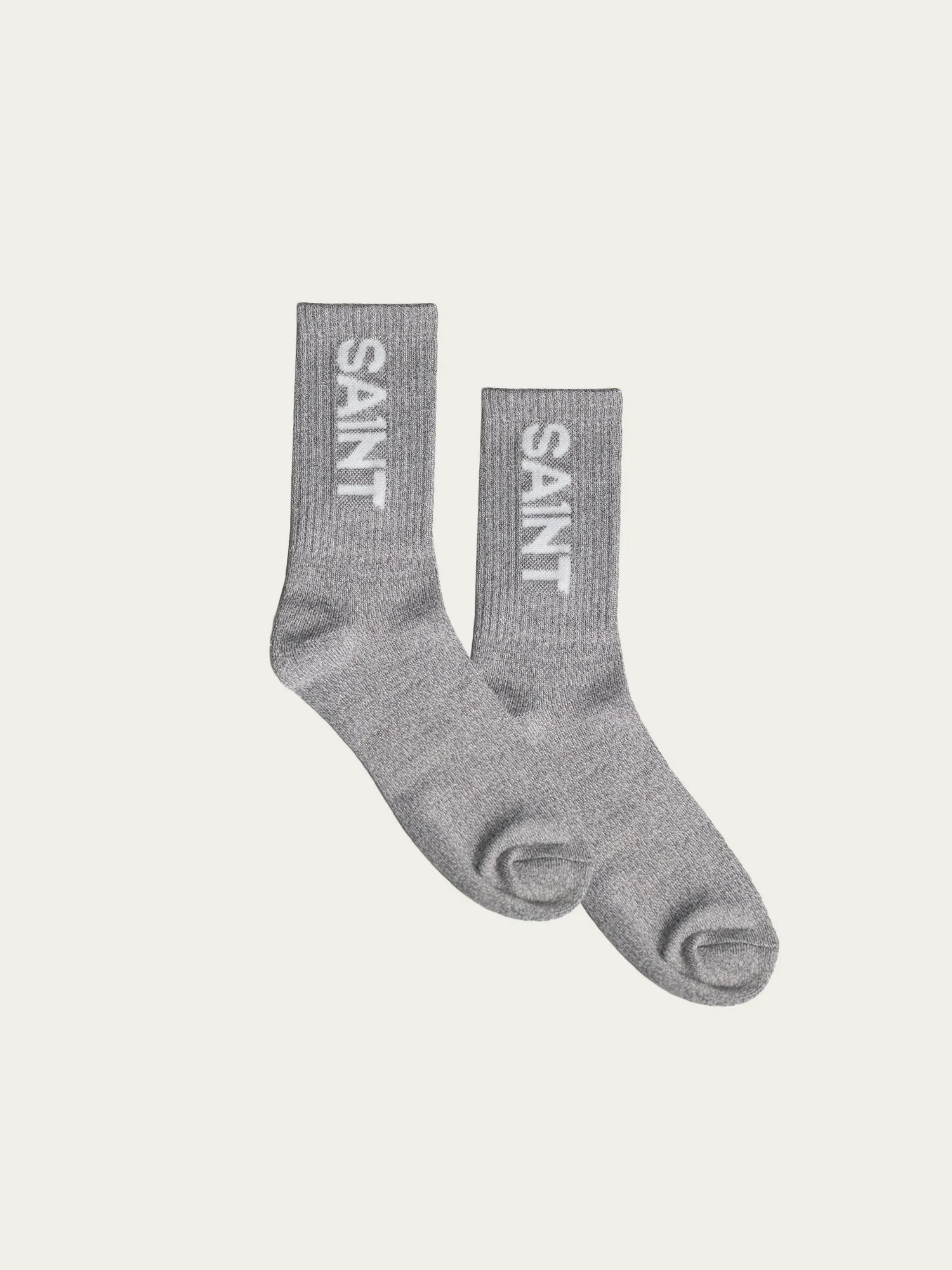 SA1NT Bamboo Crew Socks - 1 Pack - Grey