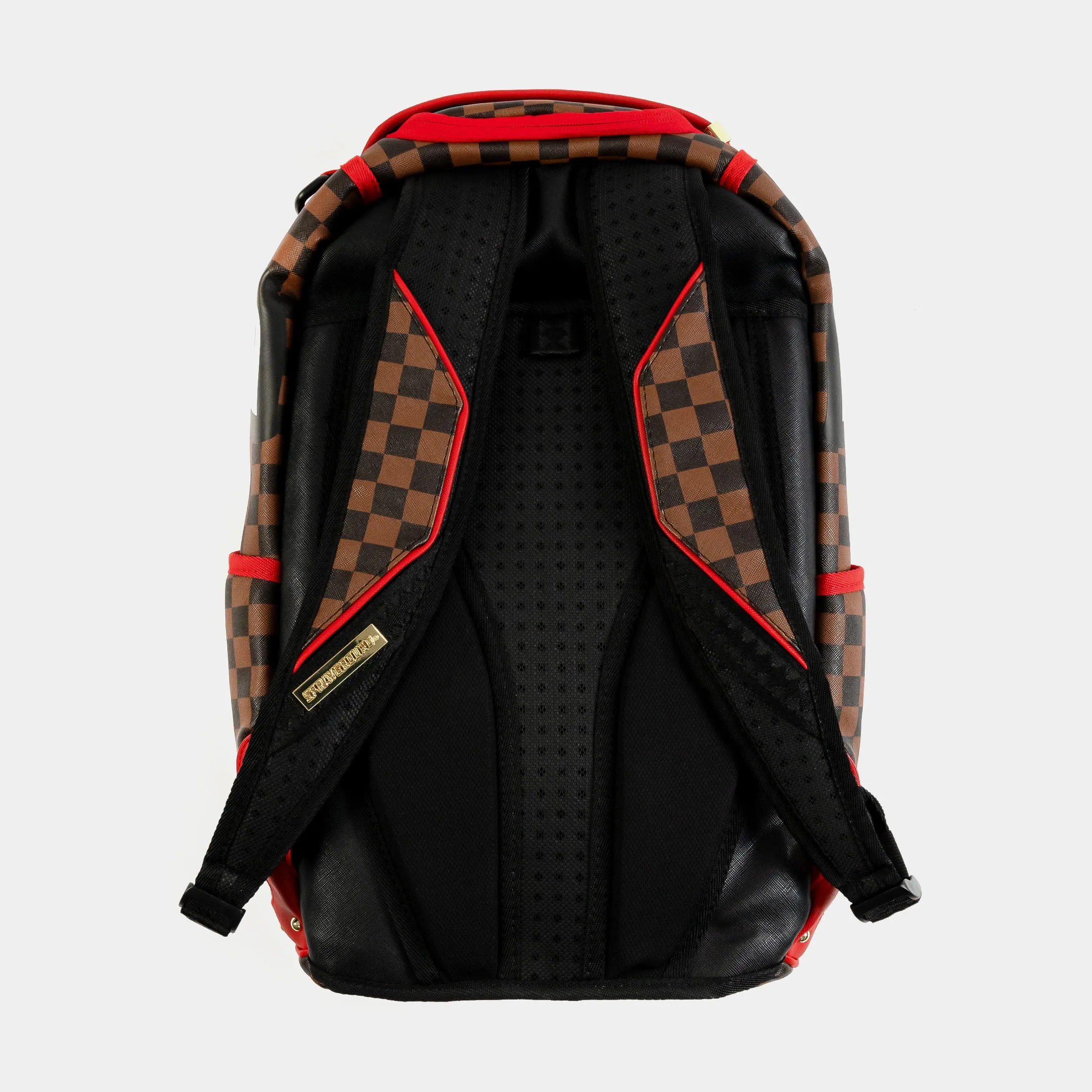 Sharks In Paris Mens Backpack (Brown/Red)