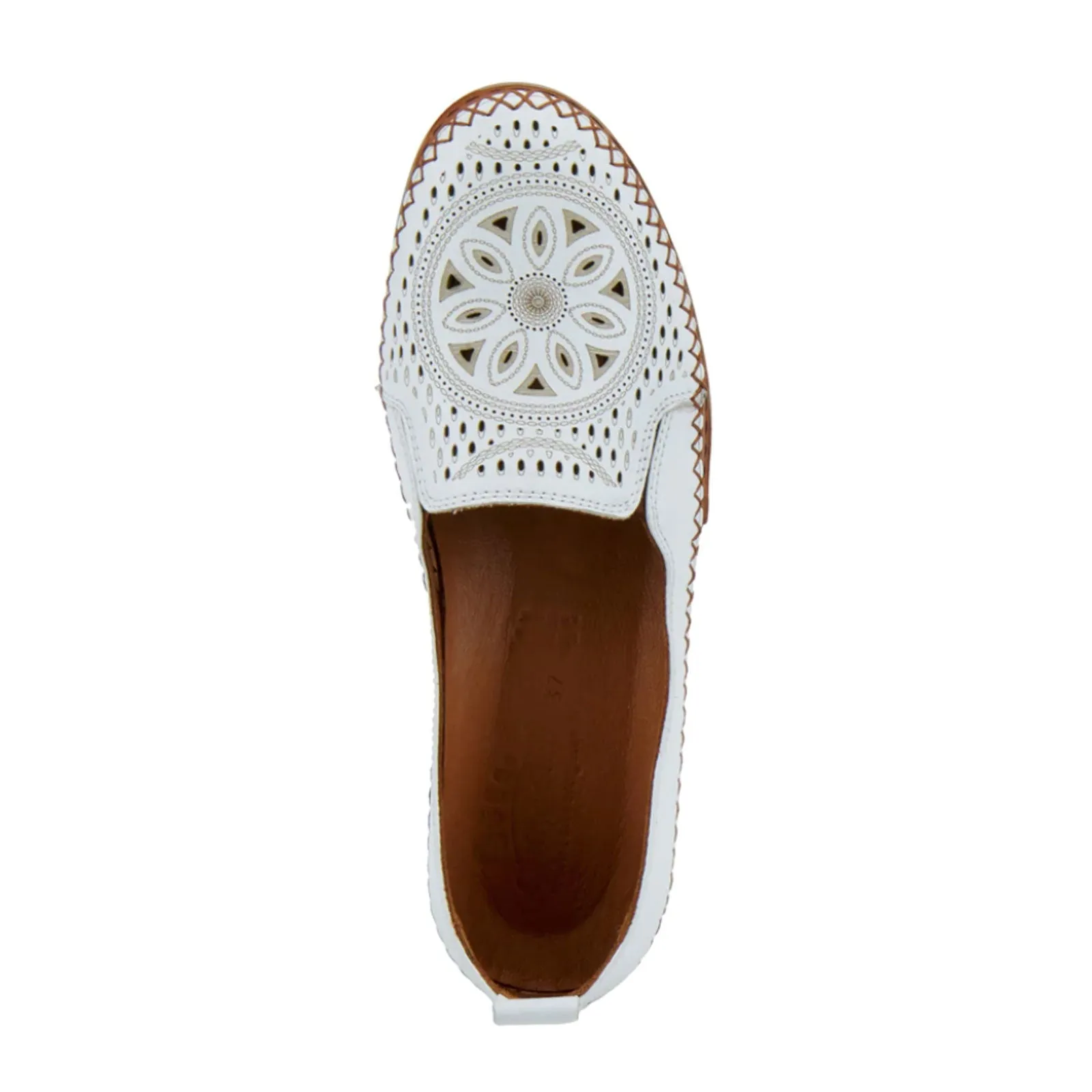 Spring Step Ingrid Slip On Loafer (Women) - White