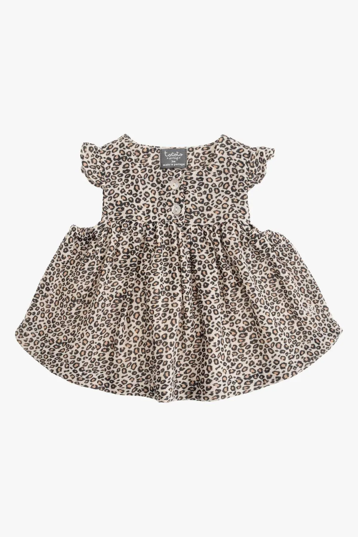 Tocoto Vintage Leopard Print Kids Shirt