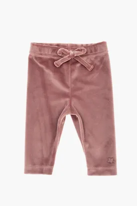 Tocoto Vintage Velvet Baby Leggings - Pink (Size 18M left)