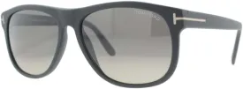 Tom Ford 0236/S 02D Matte Black Olivier Square Sunglasses Polarised Lens Catego