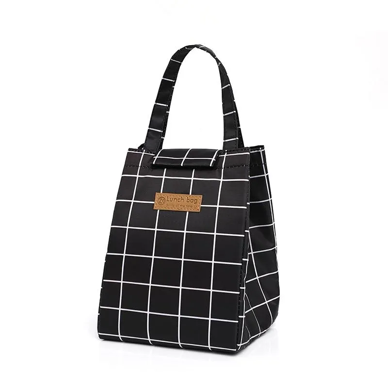 Women Multicolour Waterproof Portable Thermal  Lunch Picnic Bag