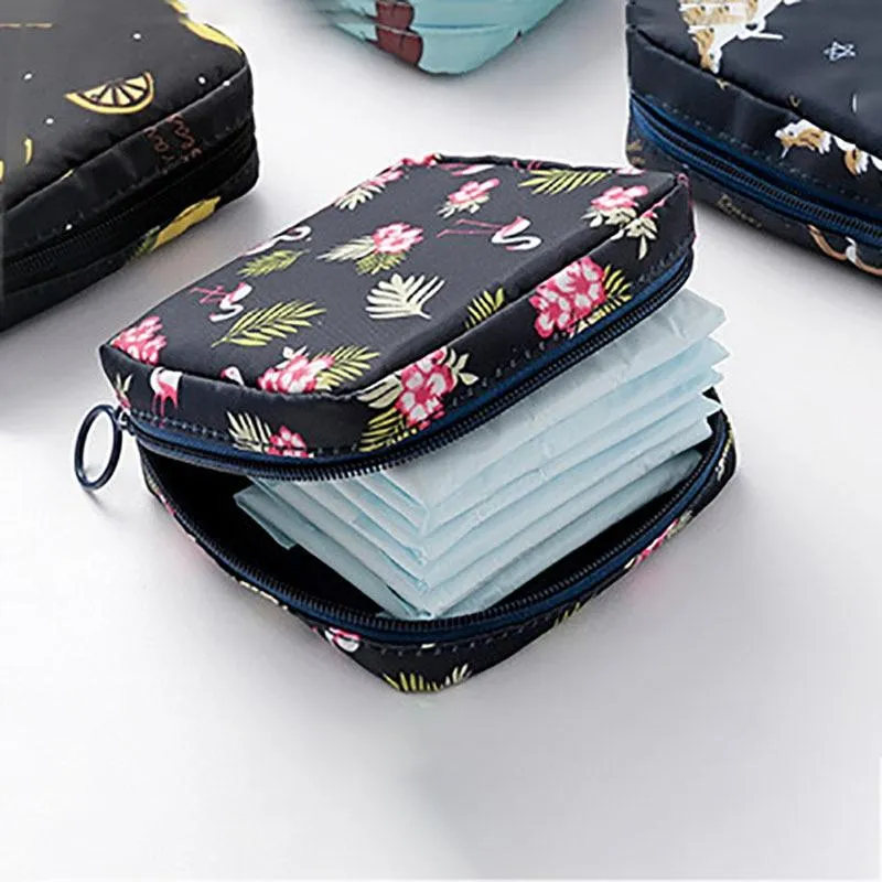 Women Tampon Storage Bag Sanitary Pad Pouch Organiser Bags